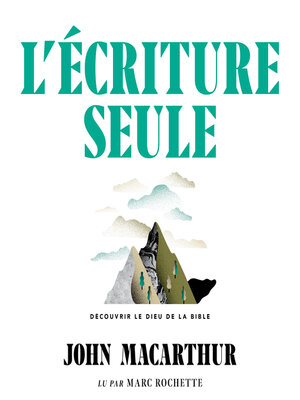 cover image of L'Écriture seule